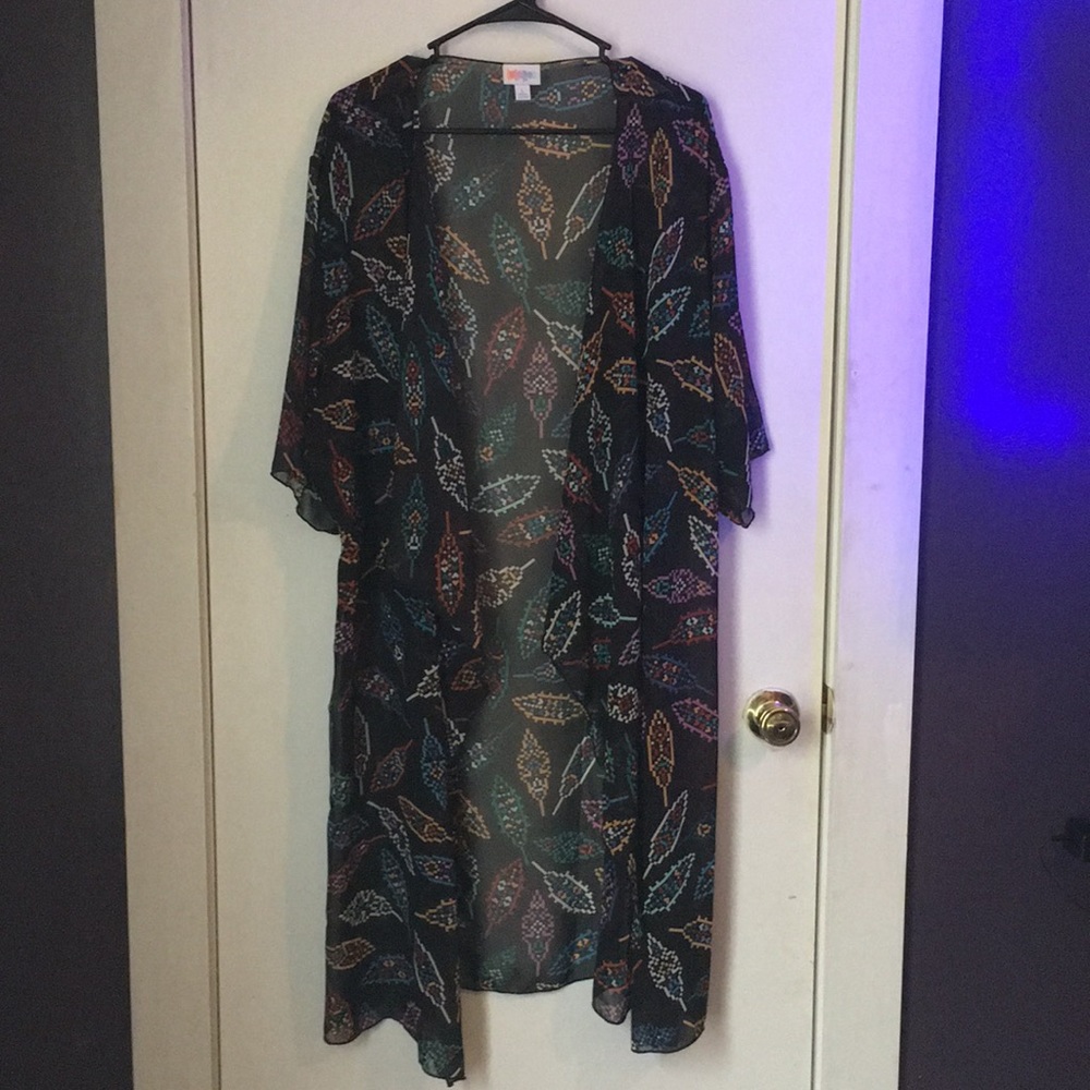 Colorful Feather LulaRoe Shirley